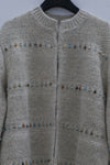SWAYING/KNIT thick beaded sweater SW212SZ15